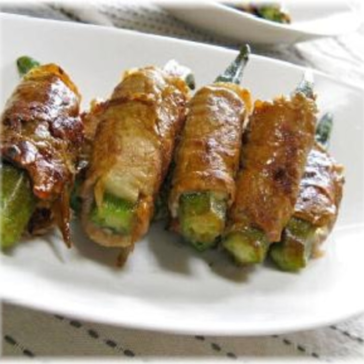梅ダレでさっぱり!オクラの豚肉巻き☆